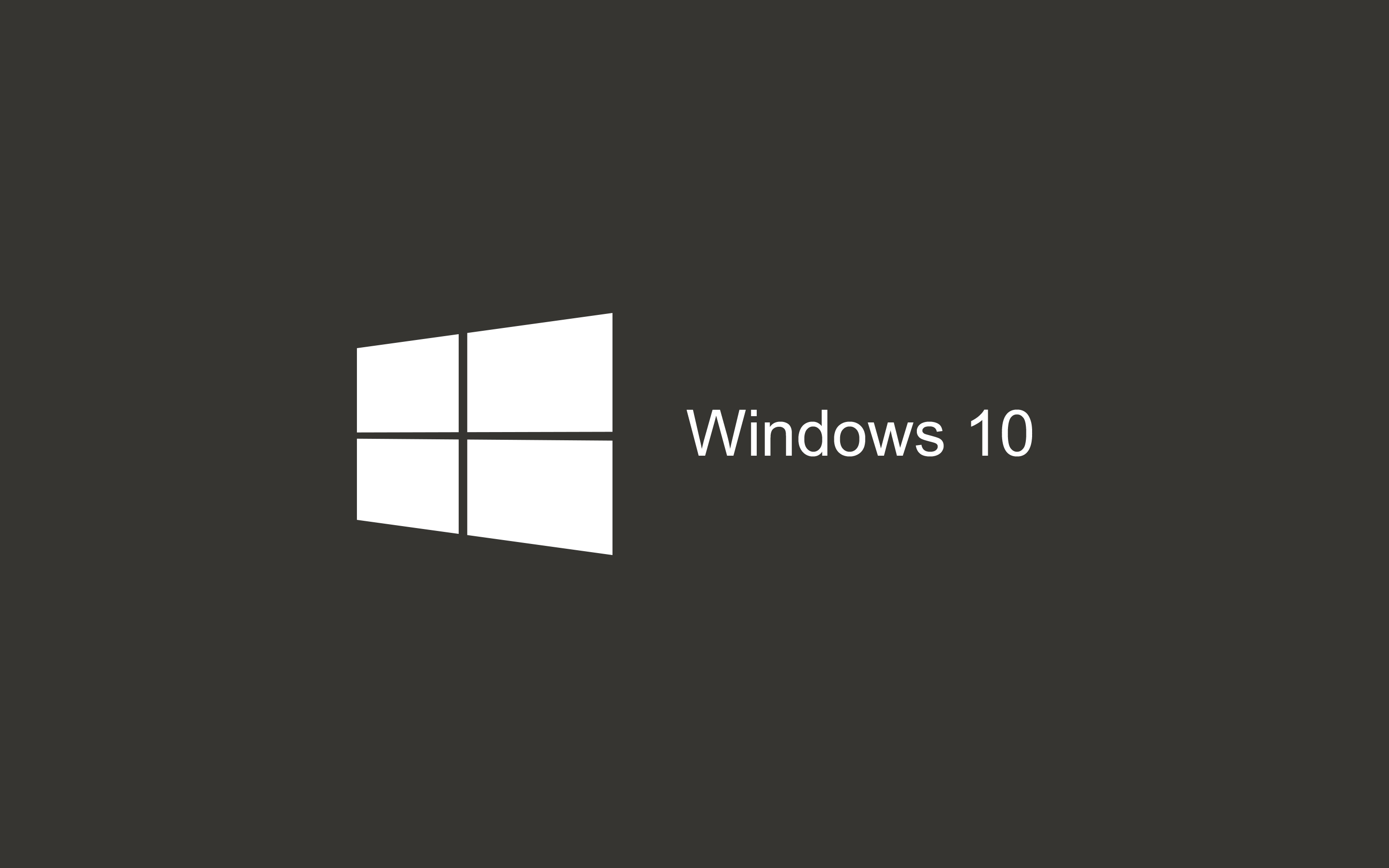 Windows 10 016 Gray, Logo, Logo
