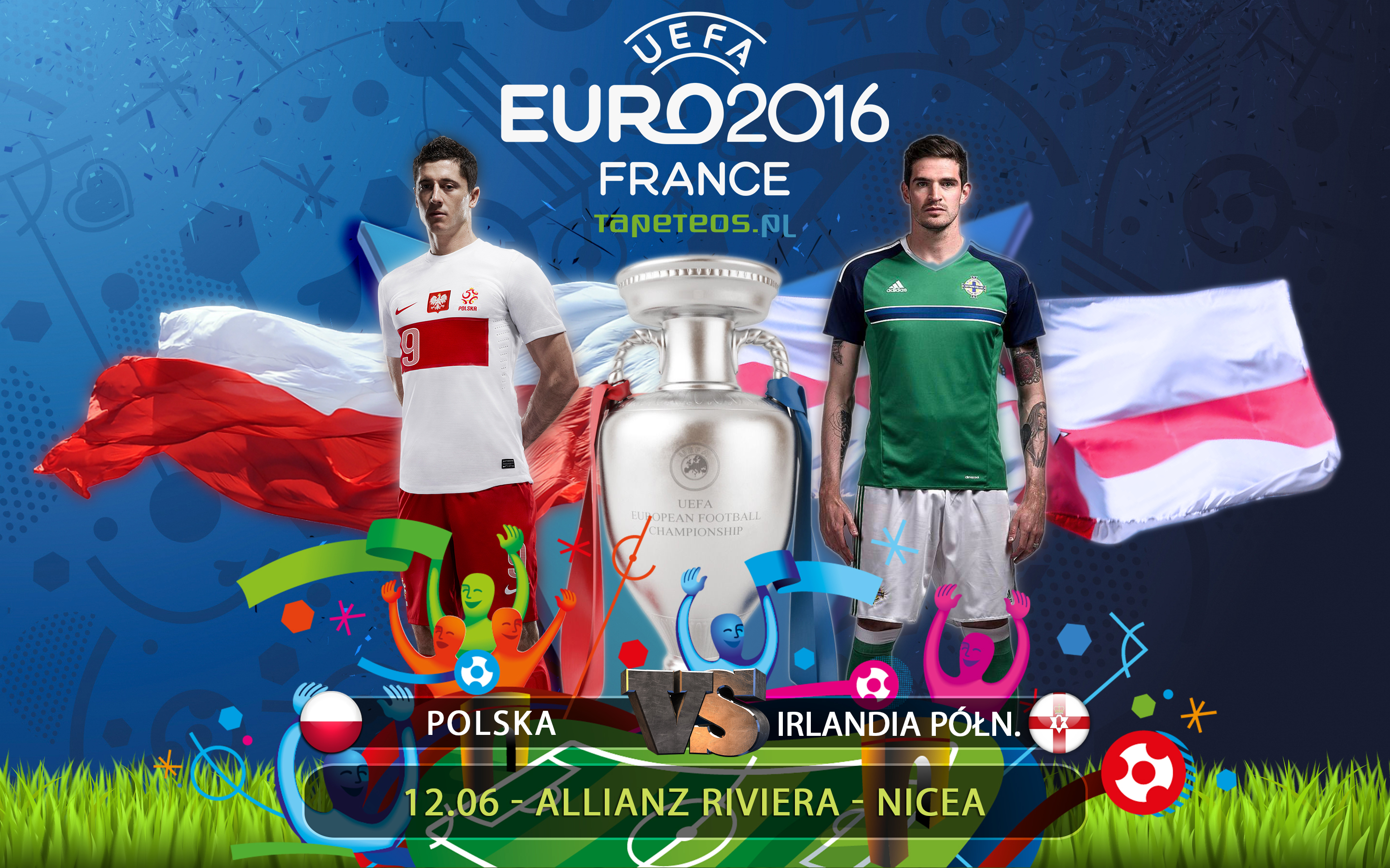 UEFA Euro 2016 Francja 035 Mecz Polska - Irlandia Polnocna