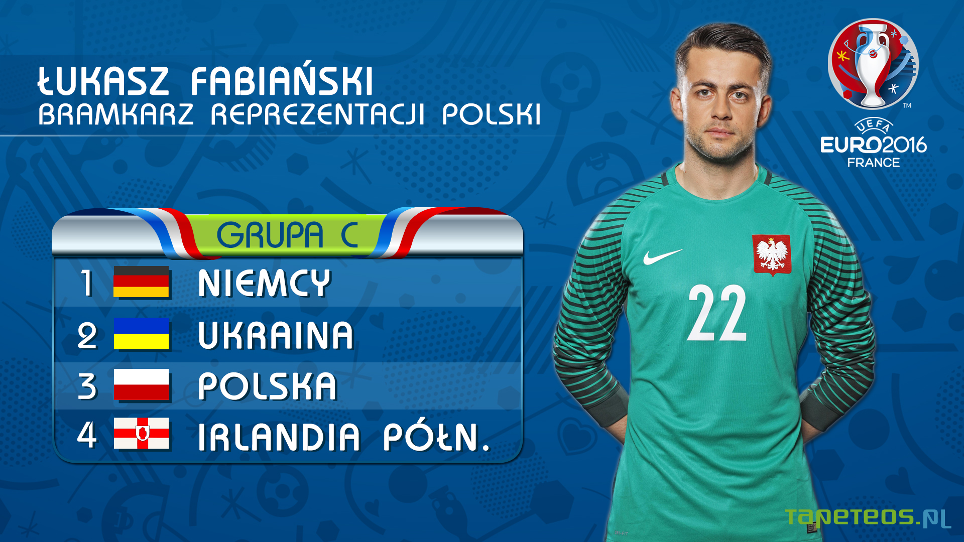 UEFA Euro 2016 Francja 067 Lukasz Fabianski, Polska, Grupa C