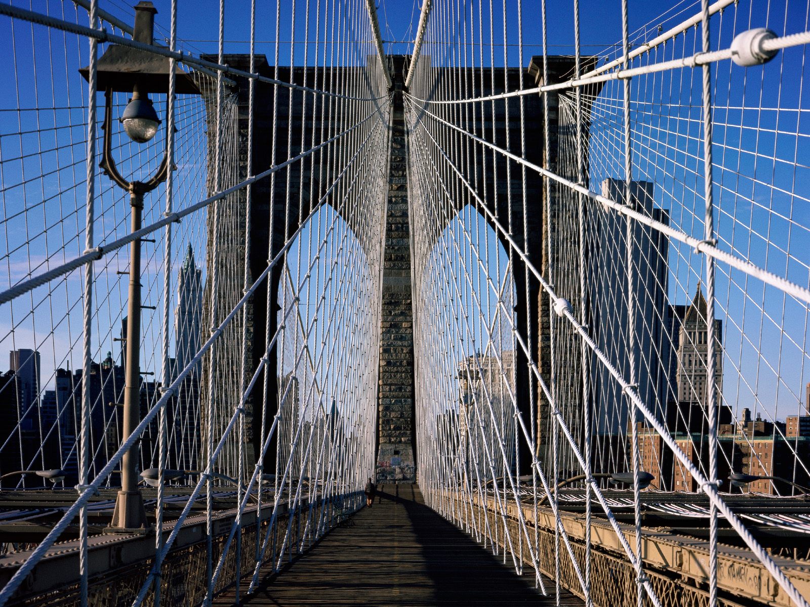 Brooklyn Bridge, New York City, New York - 1600x1200 - ID 41997 - PREMIUM