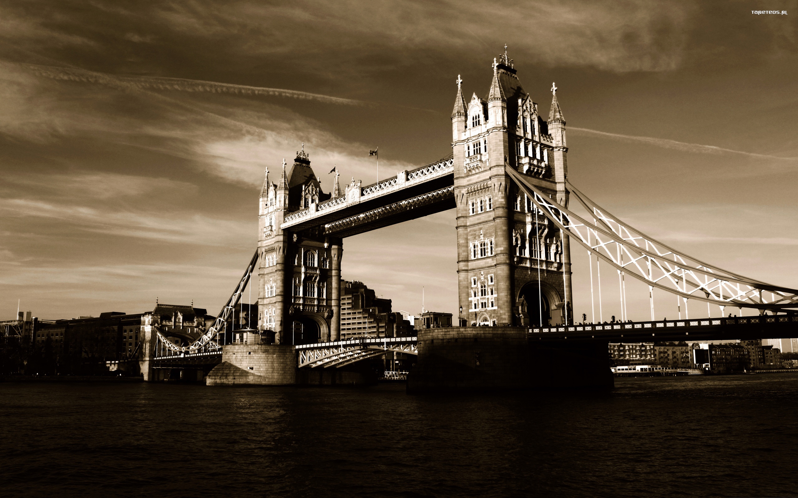 Most Tower Bridge 002 Most Zwodzony, Londyn, Anglia