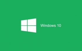 Windows 10 006 Green, Logo, Logo