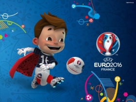 UEFA Euro 2016 Francja 071 Maskotka, Logo, Pilka