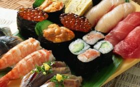 Sushi 016 Nigiri, Maki, Ryz, Kawior, Ryby