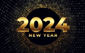 Sylwester, Nowy Rok, New Year 1236 Vector, 2024 Rok