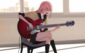 Muzyka 2560x1600 047 Anime, Gitara