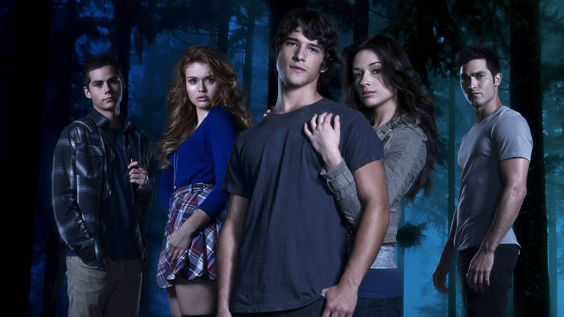 Teen Wolf Nastoletni Wilkolak 020 Stiles, Lydia, Scott, Allison, Derek