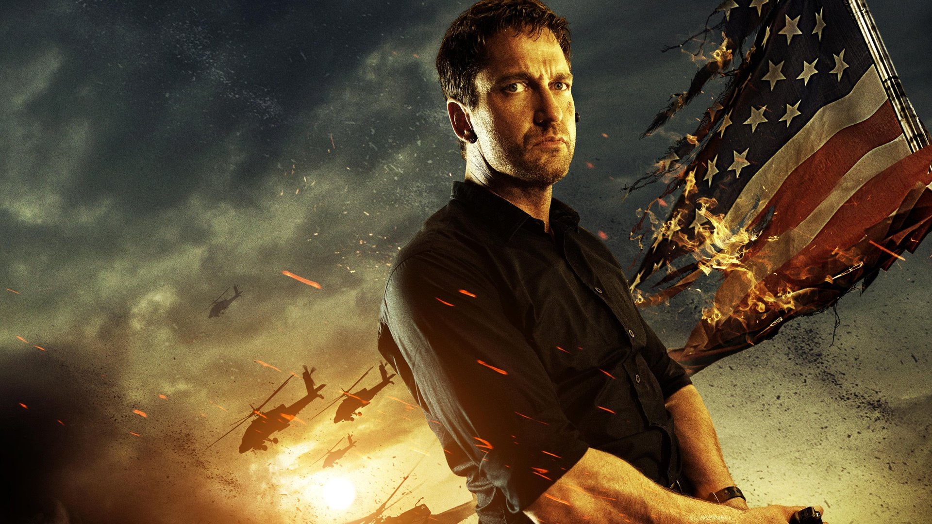 Londyn w ogniu, London Has Fallen 009 Gerard Butler, Mike Banning