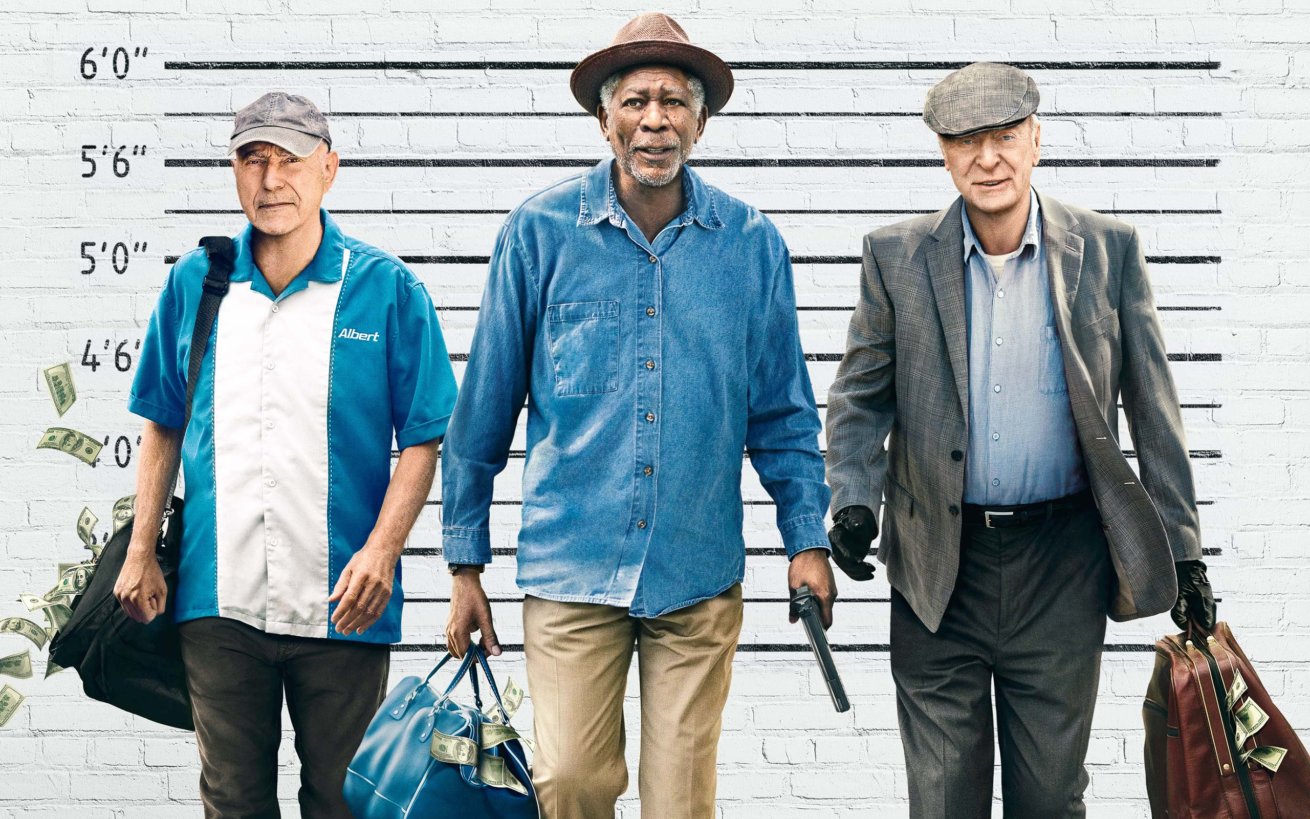 W starym, dobrym stylu (2017) Going in Style 001 Alan Arkin jako Albert Garner, Morgan Freeman jako Willie Davis, Michael Caine jako Joe Harding