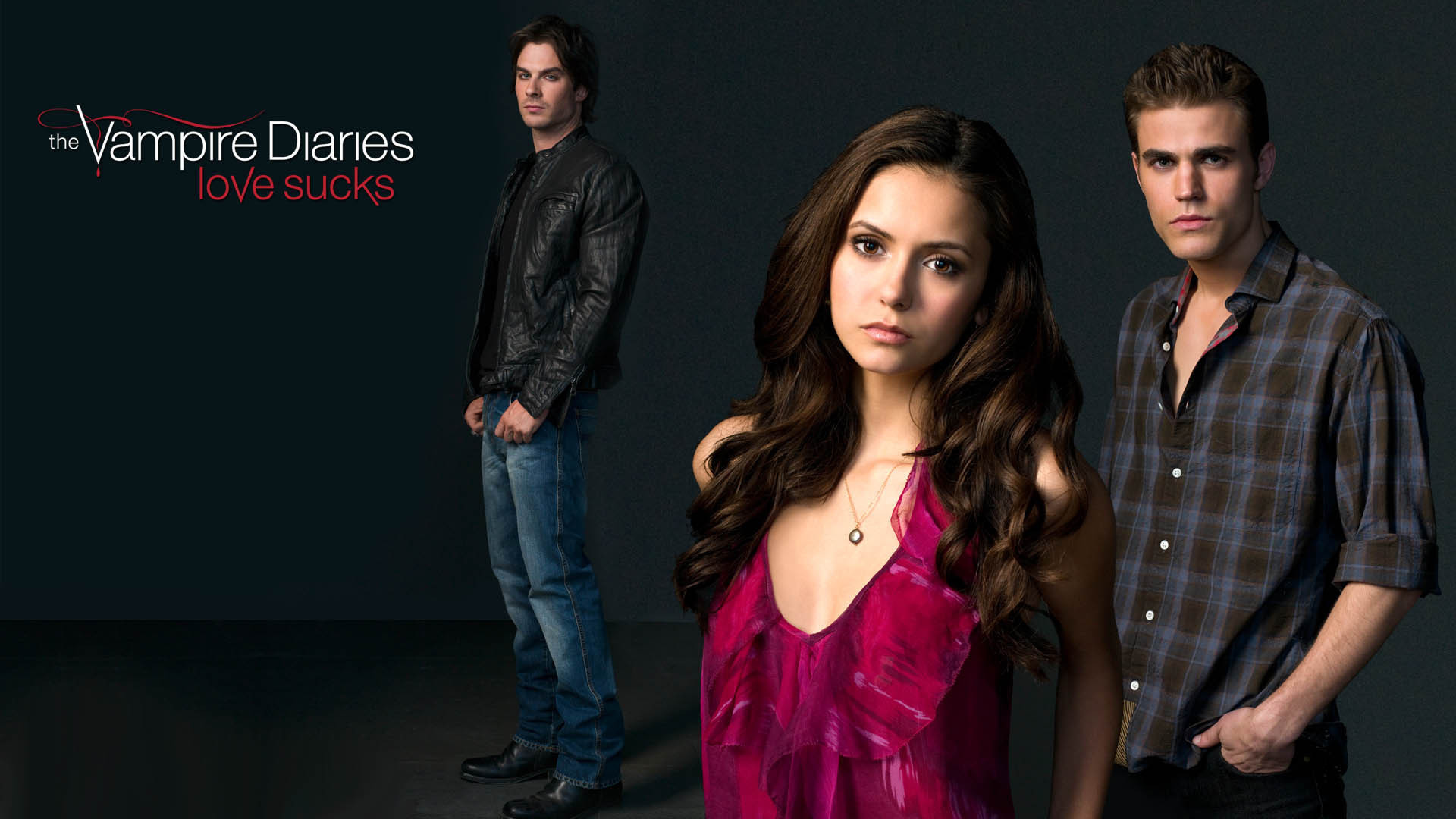 Pamietniki wampirow, The Vampire Diaries 008 Ian Somerhalder, Nina Dobrev