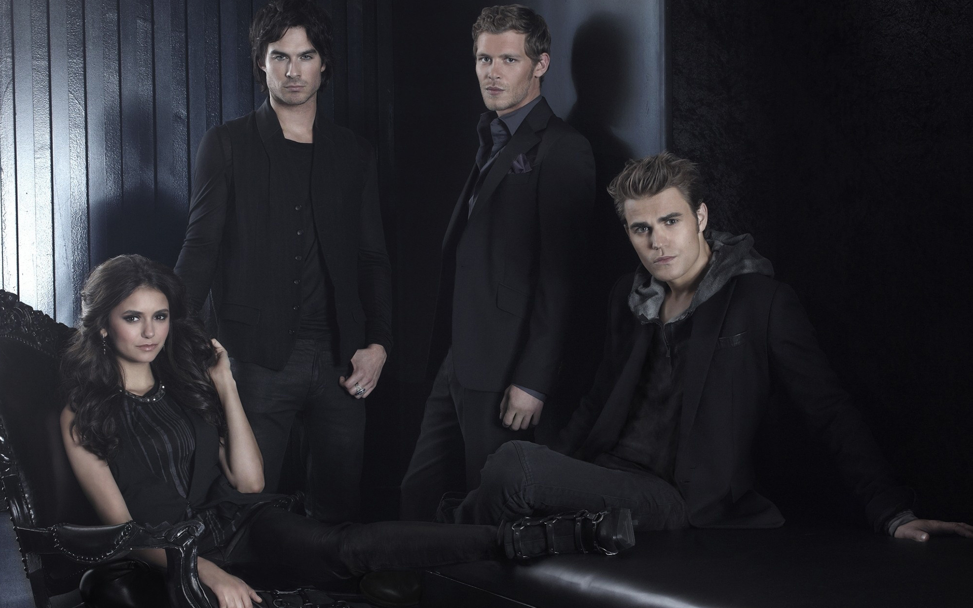 Pamietniki wampirow, The Vampire Diaries 037 Nina Dobrev, Ian Somerhalder, Joseph Morgan, Paul Wesley