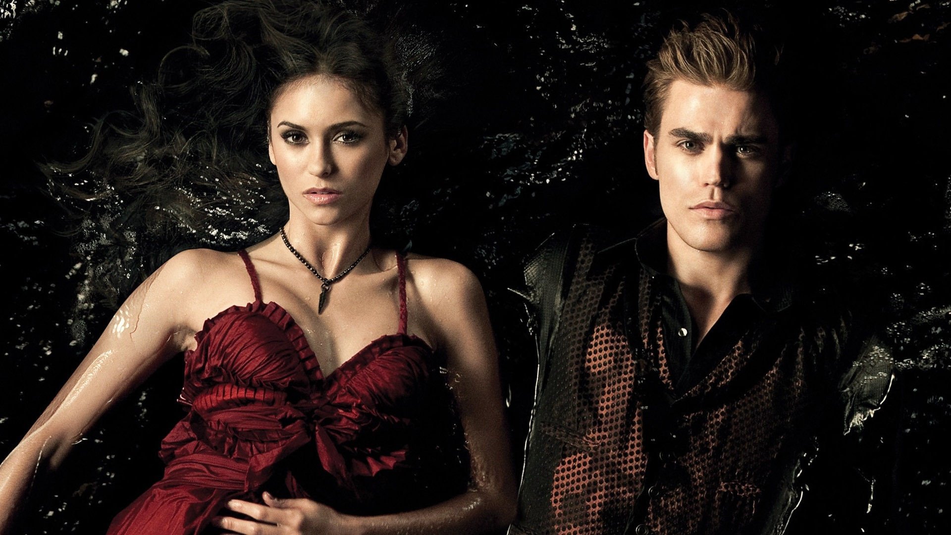 Pamietniki Wampirow Sezon 1 Odcinek 10 Pamietniki wampirow, The Vampire Diaries 050 Nina Dobrev, Paul Wesley