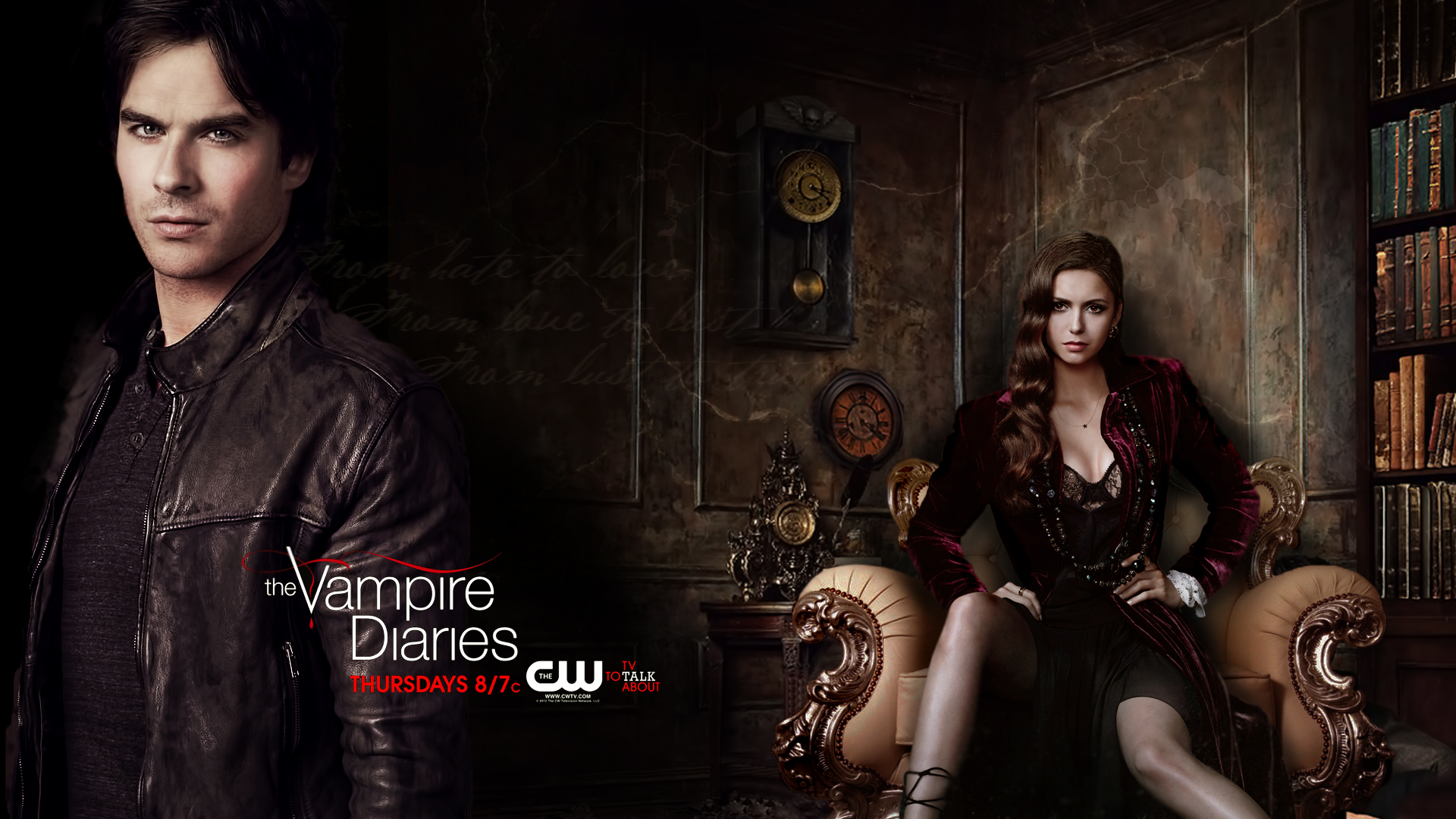 Pamietniki Wampirow Sezon 1 Odcinek 10 Pamietniki wampirow, The Vampire Diaries 064 Ian Somerhalder, Nina