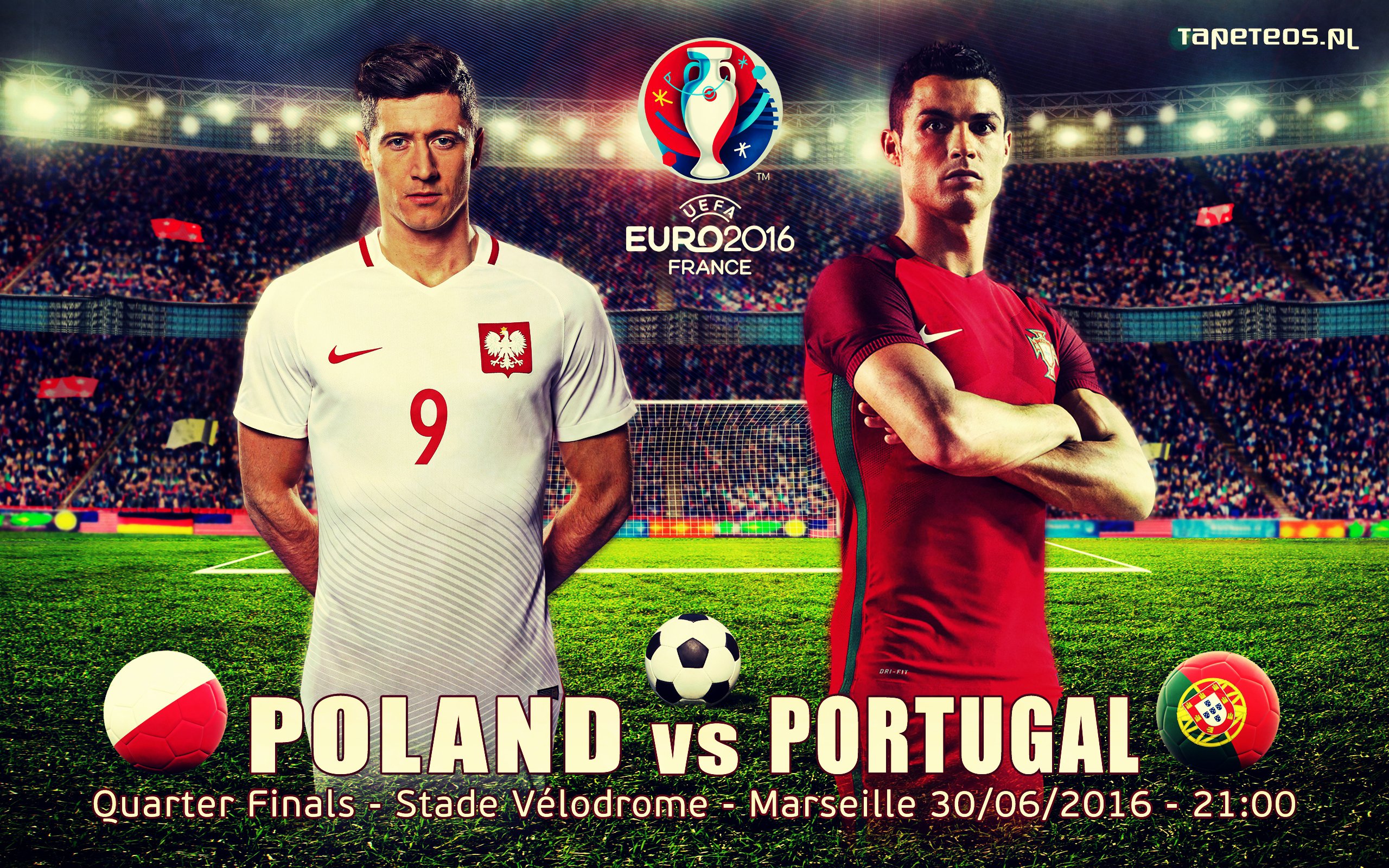 UEFA Euro 2016 Francja 094 Mecz Polska Portugalia, Cwiercfinal