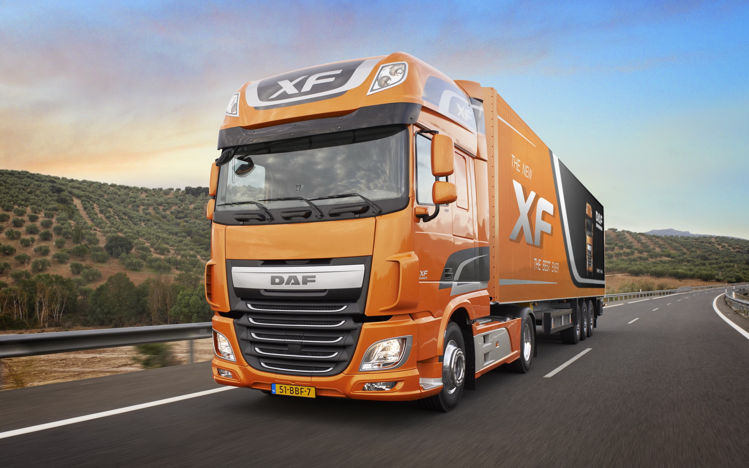 Samochod ciezarowy DAF 028 XF Euro 6, Droga