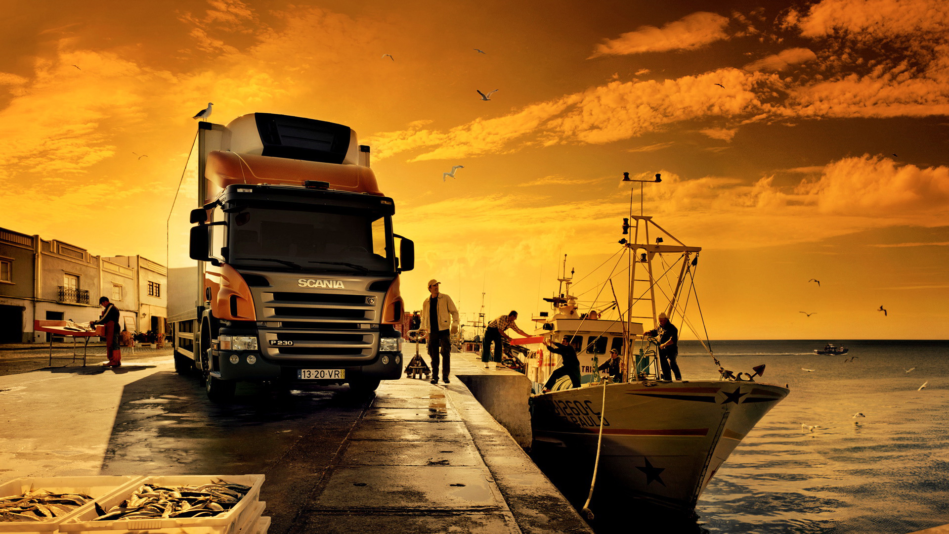 Samochod ciezarowy Scania 007 P230