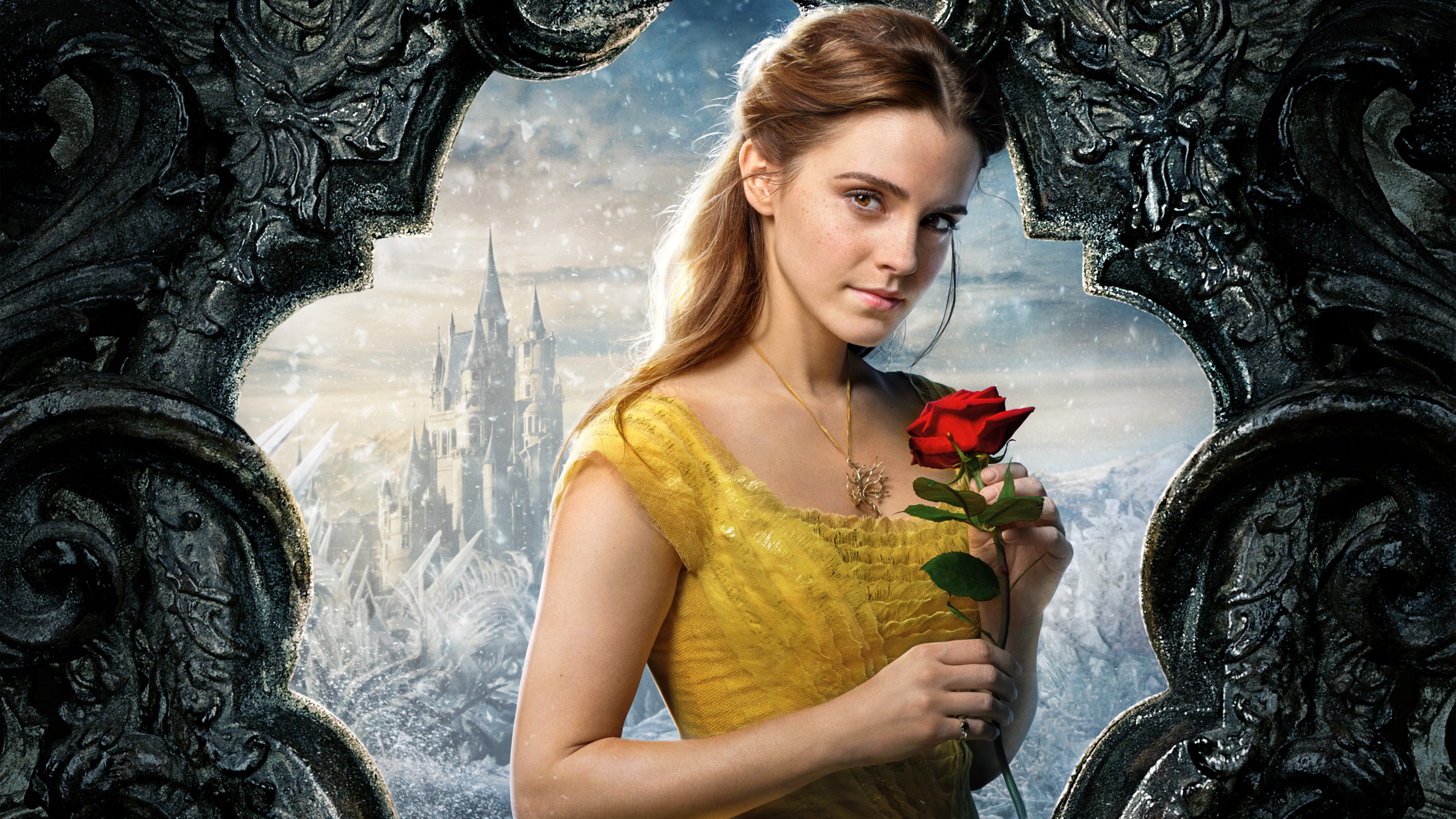 Sukienka Belli Z Pięknej I Bestii Piekna i Bestia (2017) Beauty and the Beast 005 Emma Watson jako Bella