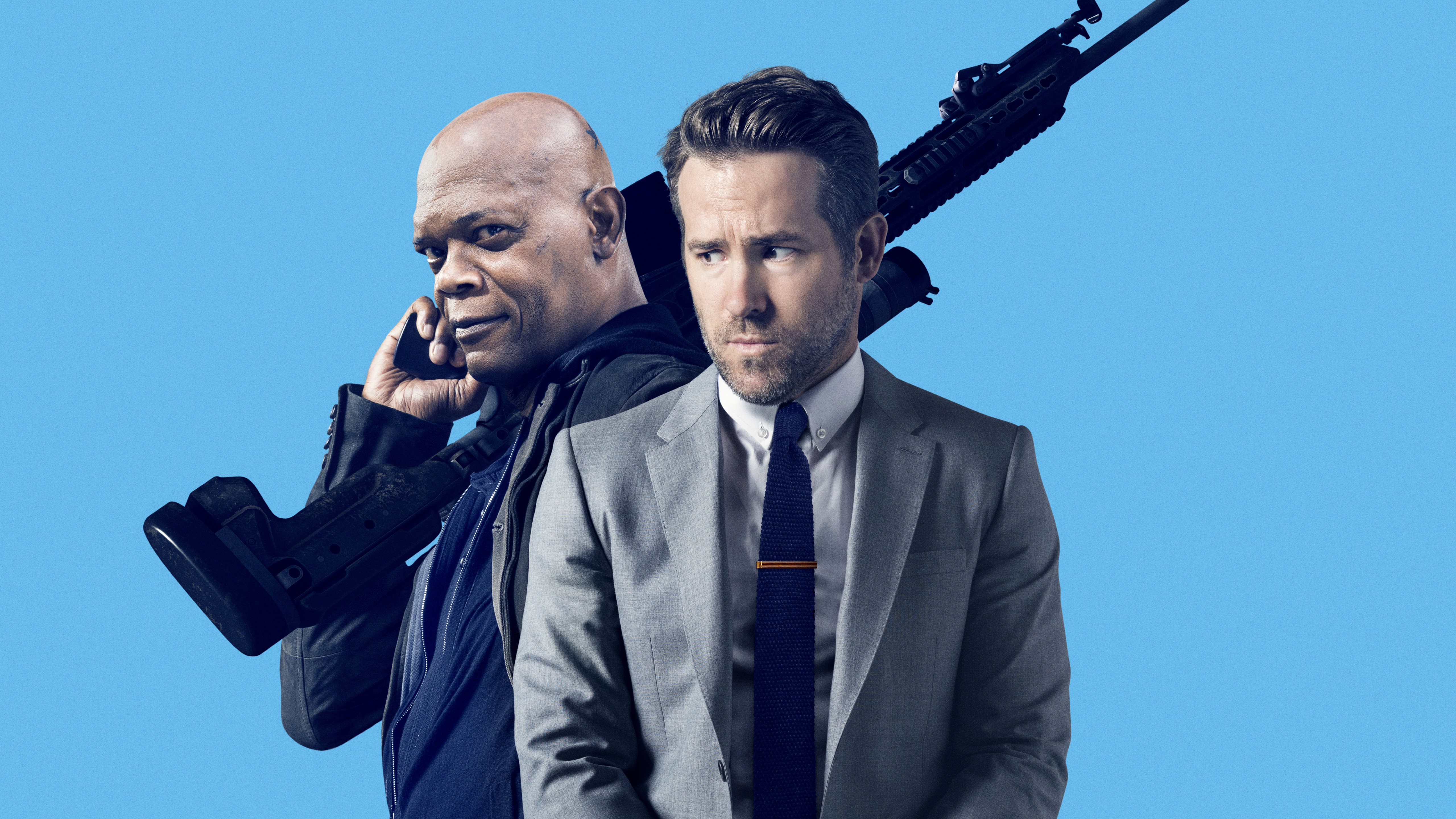 Bodyguard Zawodowiec (2017) The Hitmans Bodyguard 002 Ryan Reynolds jako Michael Bryce, Samuel L. Jackson jako Darius Kincaid