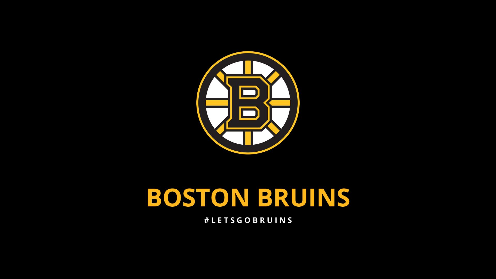 Boston Bruins 006 NHL, Hokej, Logo, Lets Go Bruins