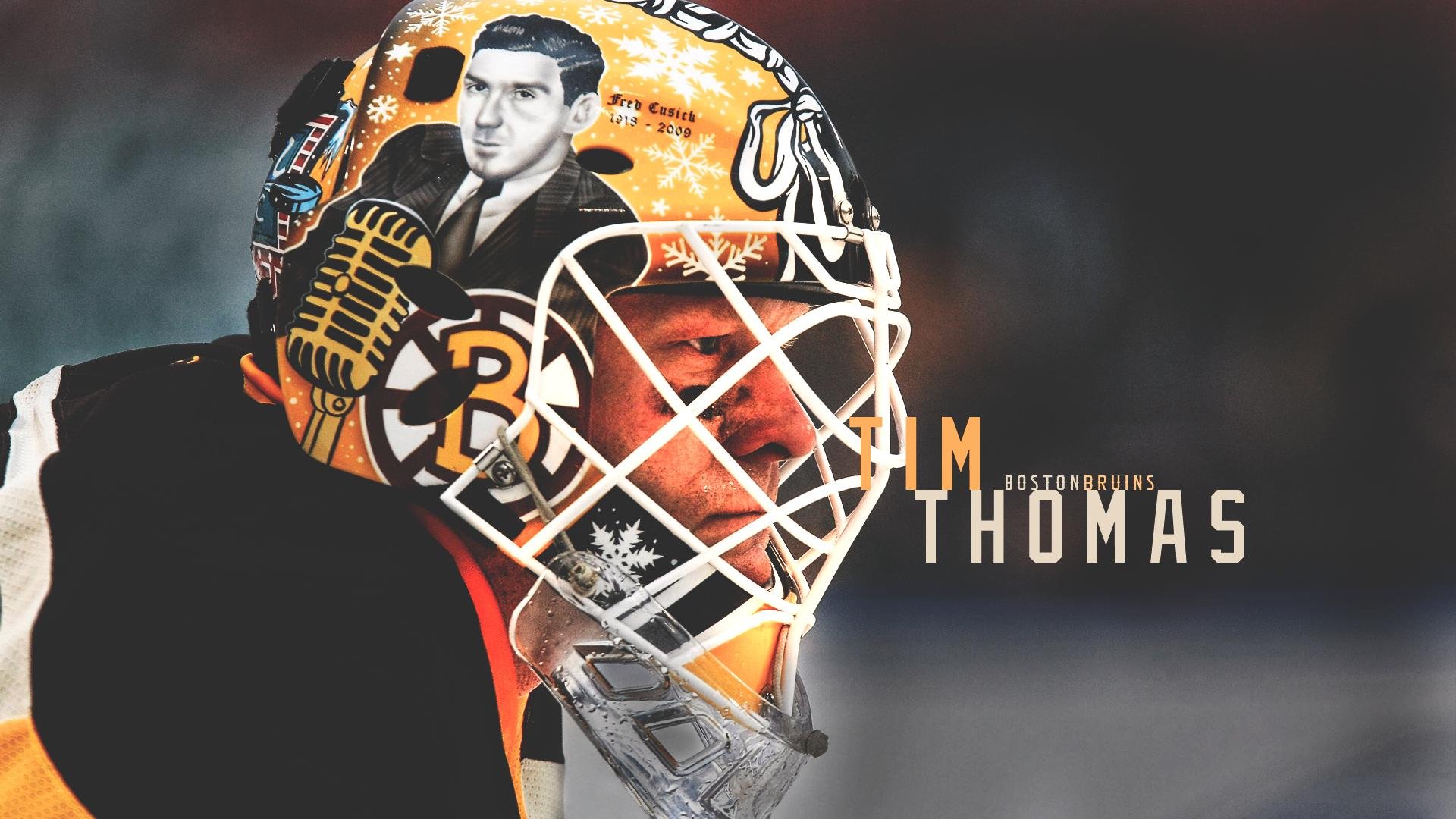 Boston Bruins 014 Tim Thomas, Hokej, NHL