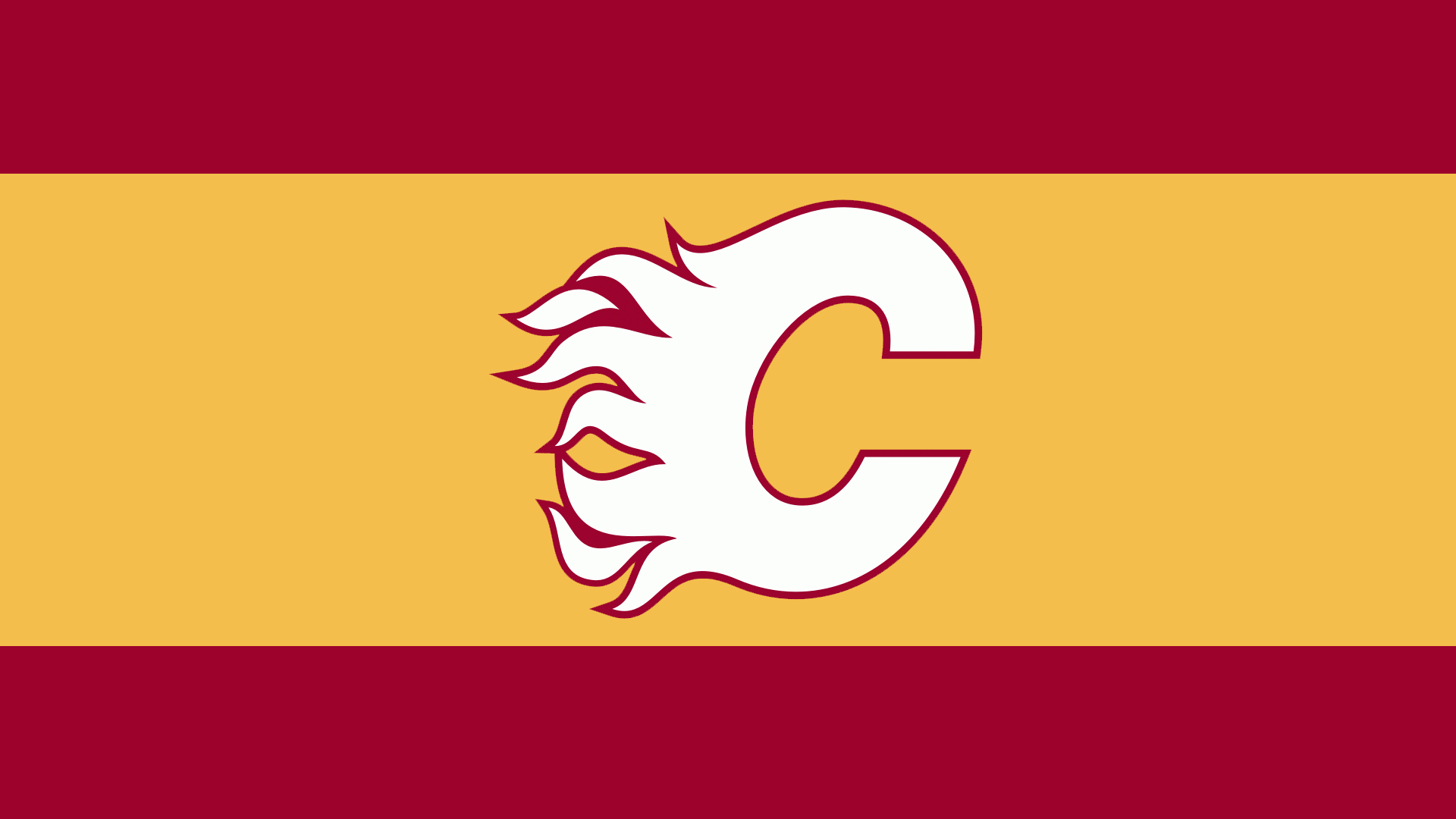 Calgary Flames 002 NHL, Hokej, Logo