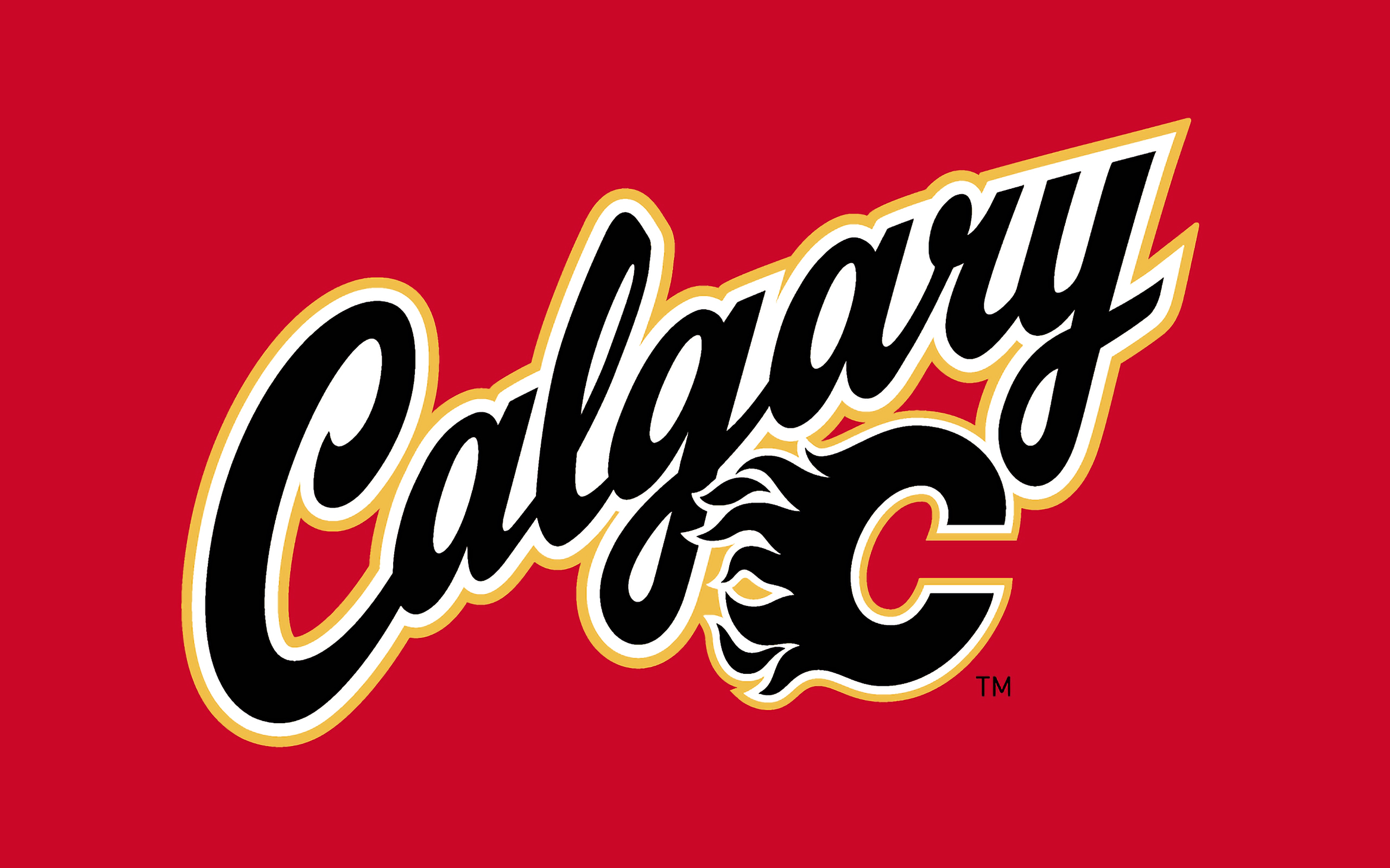 Calgary Flames 005 NHL, Hokej, Logo