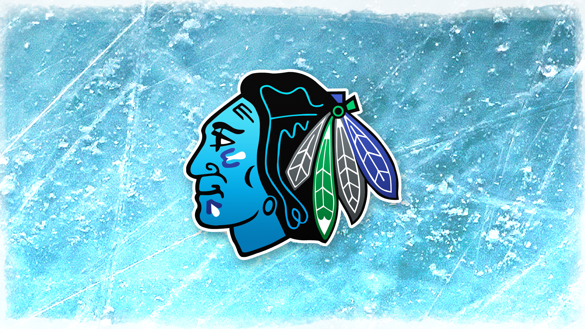 Chicago Blackhawks 010 NHL, Hokej, Logo