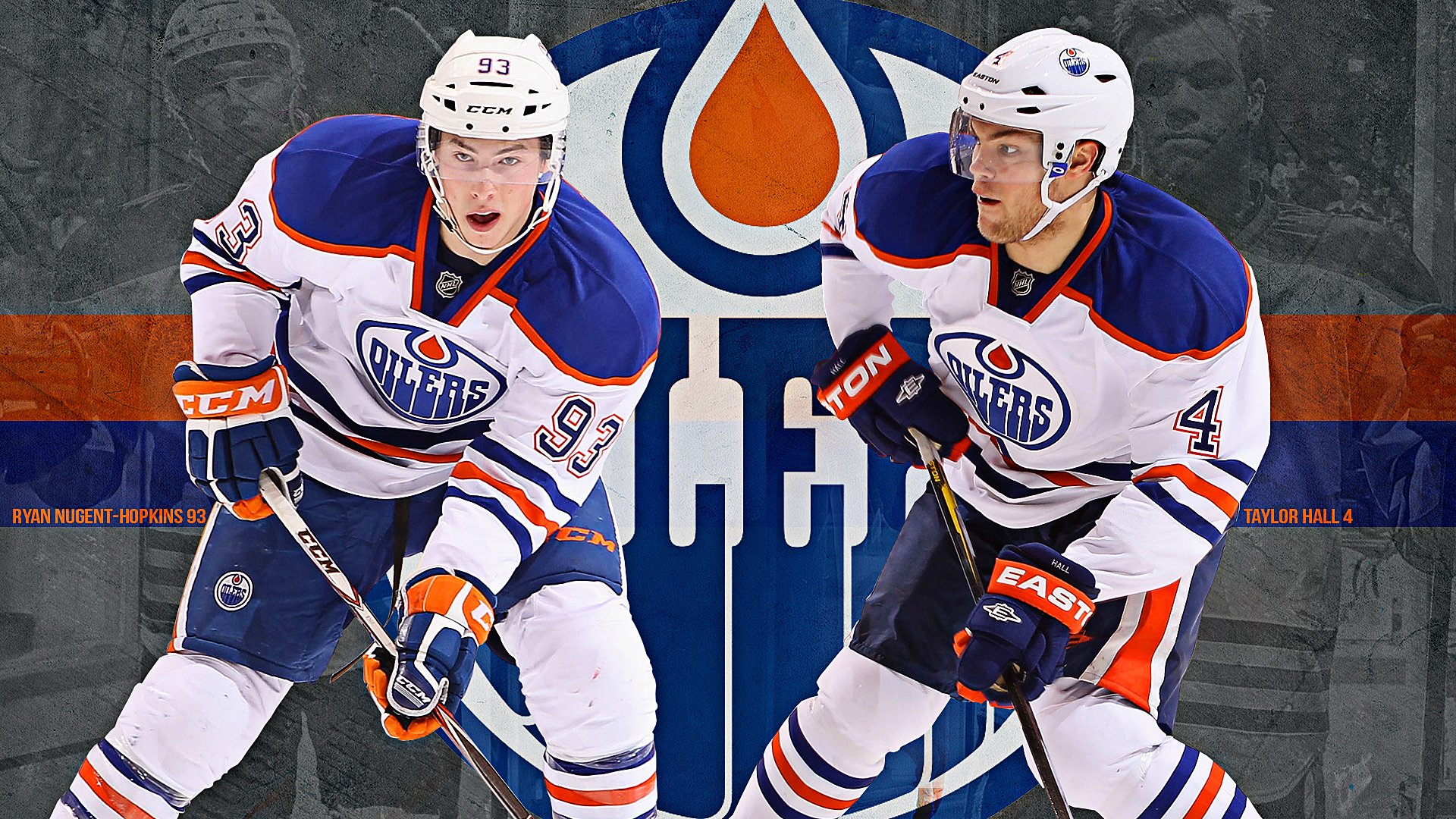Edmonton Oilers 020 NHL, Hokej, Ryan Nugent-Hopkins, Taylor Hall