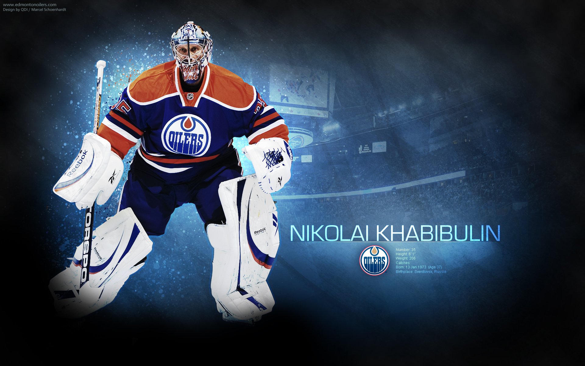 Edmonton Oilers 028 NHL, Hokej, Nikolai Khabibulin