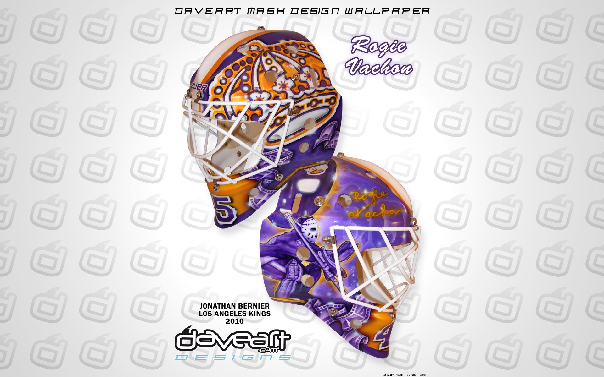 Los Angeles Kings 020 NHL, Hokej, Jonathan Bernier, Kask