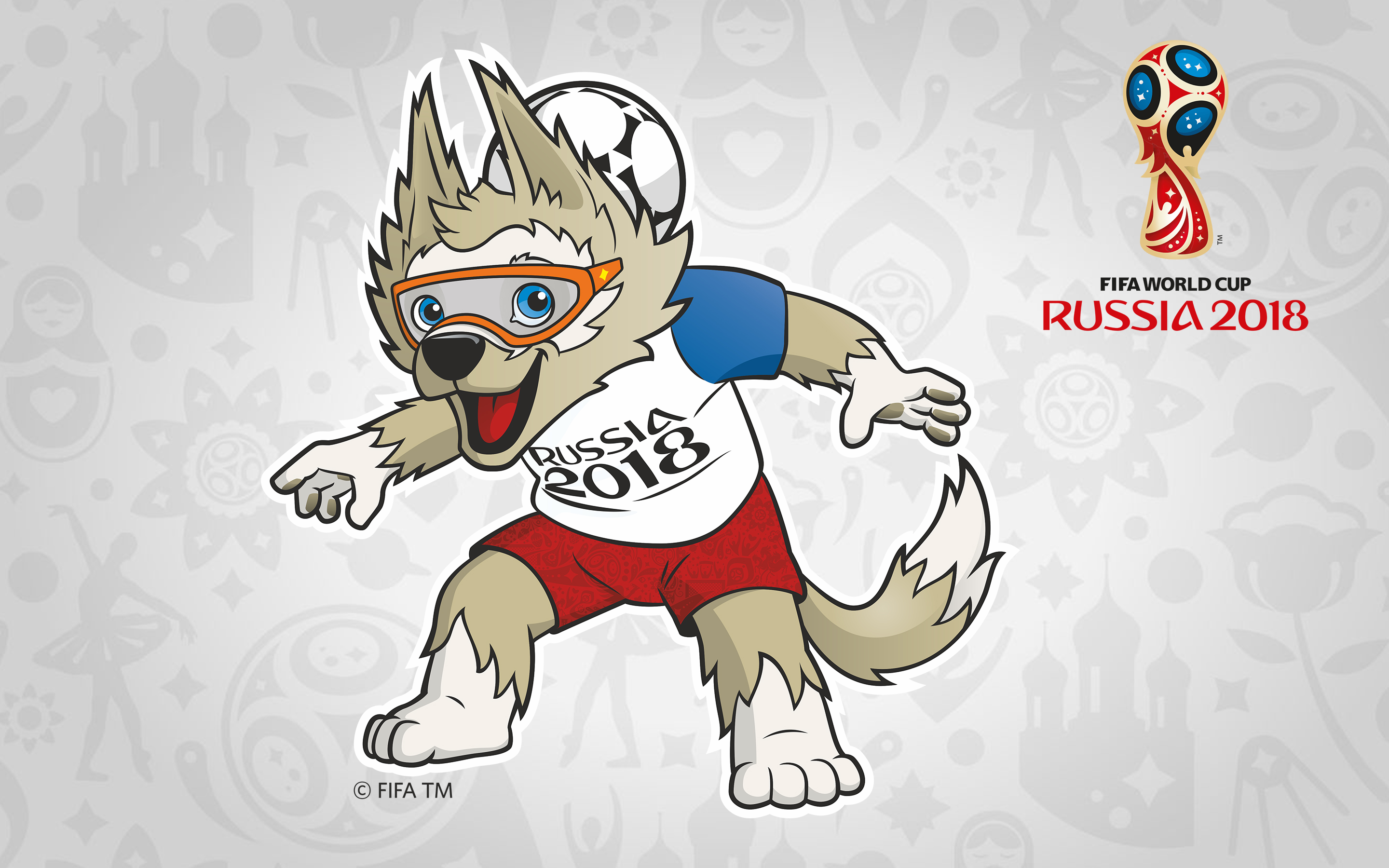 FIFA World Cup Russia 2018 018 Maskotka, Zabivaka, Mistrzostwa Swiata w Pilce Noznej Rosja 2018