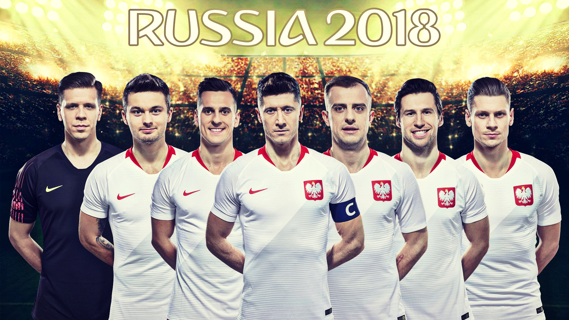 FIFA World Cup Russia 2018 034 Polska, Pilkarze, Mistrzostwa Swiata w Pilce Noznej Rosja 2018