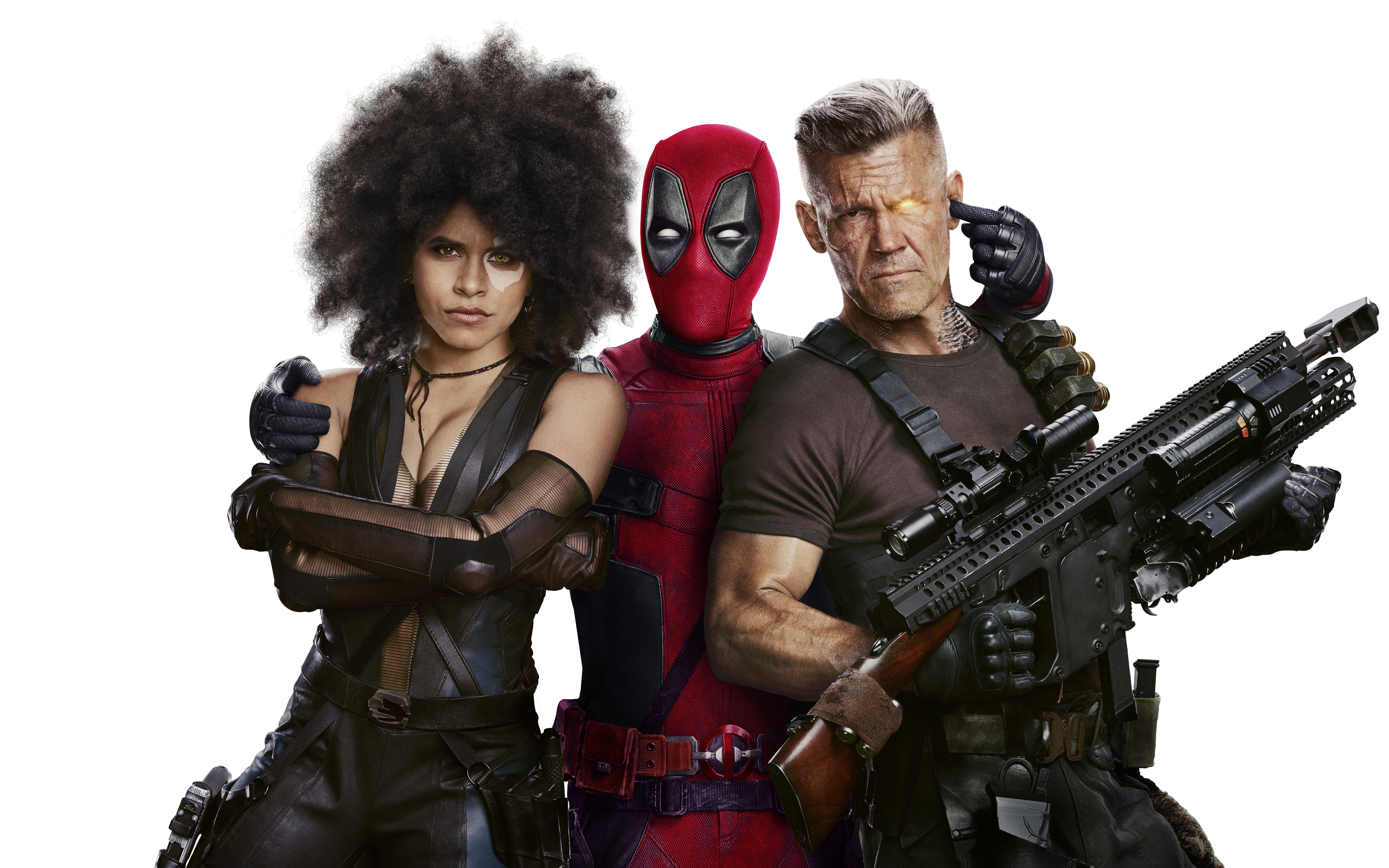 Deadpool 2 2018 004 Zazie Beetz, Ryan Reynolds, Josh Brolin