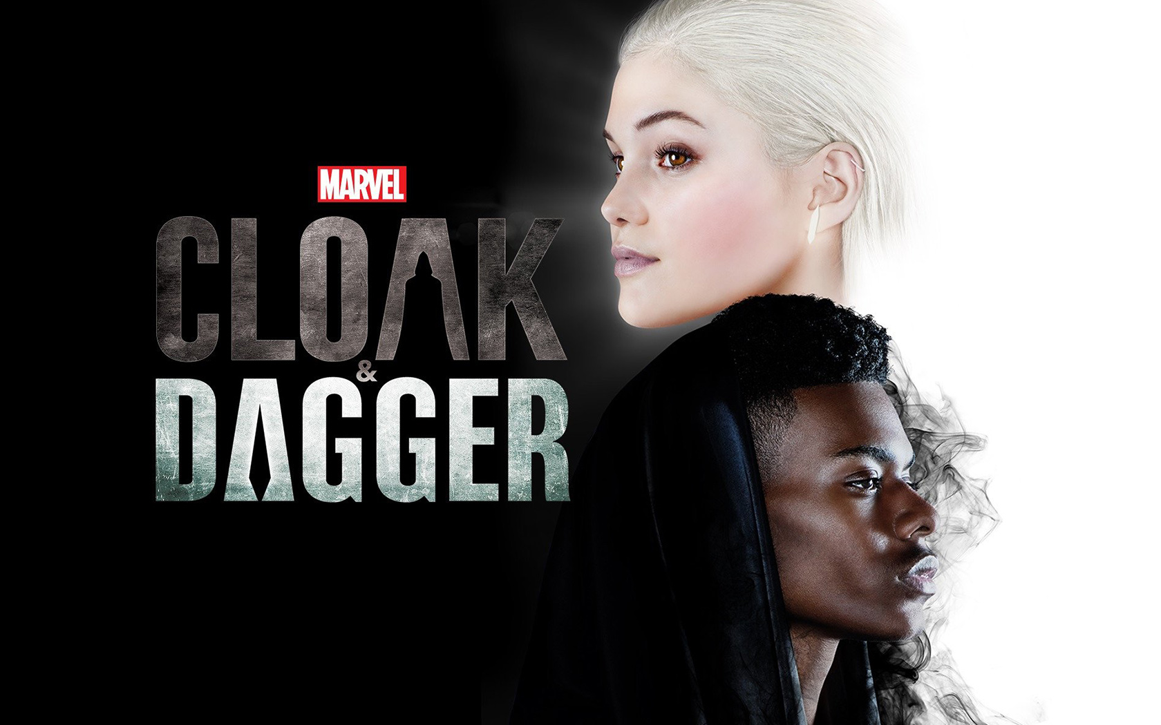 Cloak & Dagger 2018 TV 002 Olivia Holt jako Tandy Bowen - Dagger, Aubrey Joseph jako Tyrone Johnson - Cloak