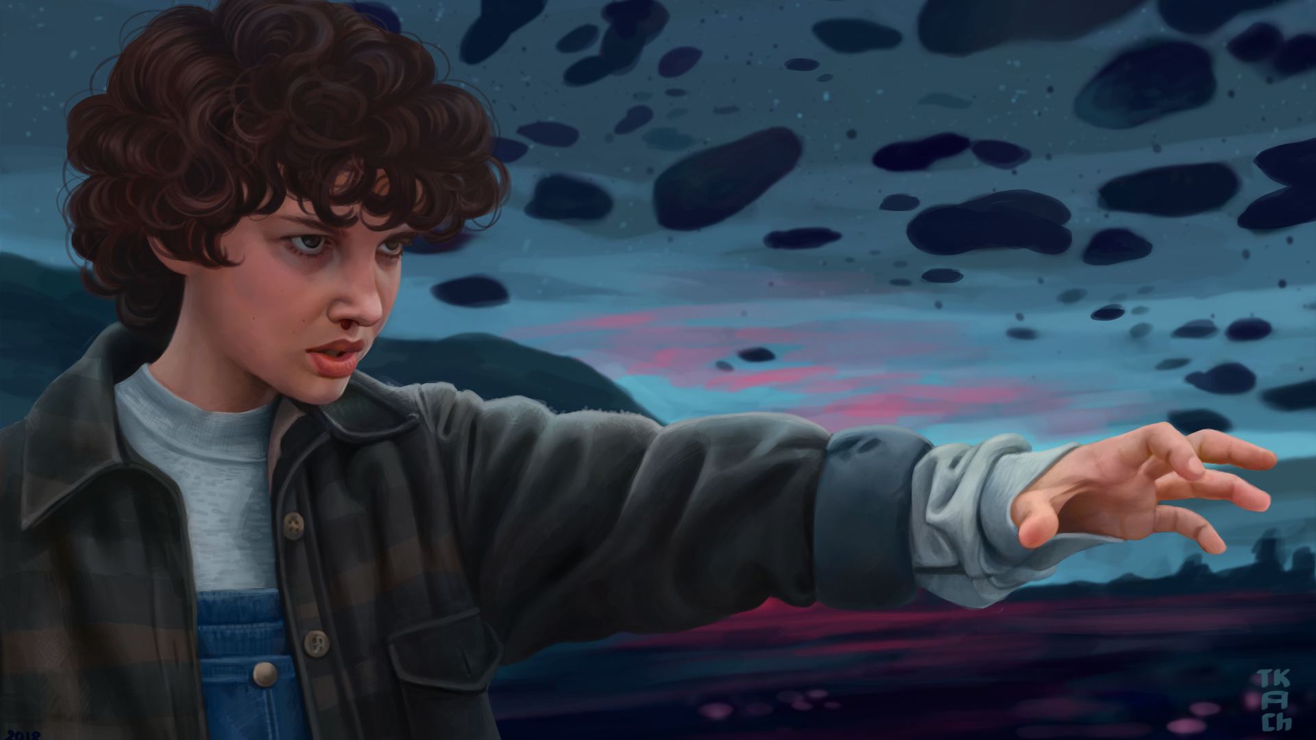 Stranger Things (2016) Serial TV 025 Millie Bobby Brown jako Eleven