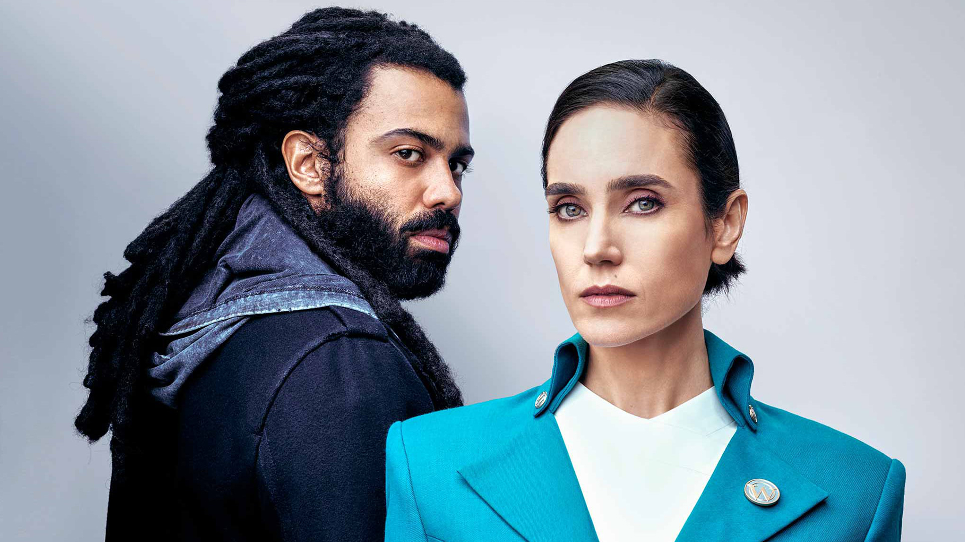 Snowpiercer 2020 Serial Netflix 004 Daveed Diggs jako Andre Layton, Jennifer Connelly jako Melanie Cavill