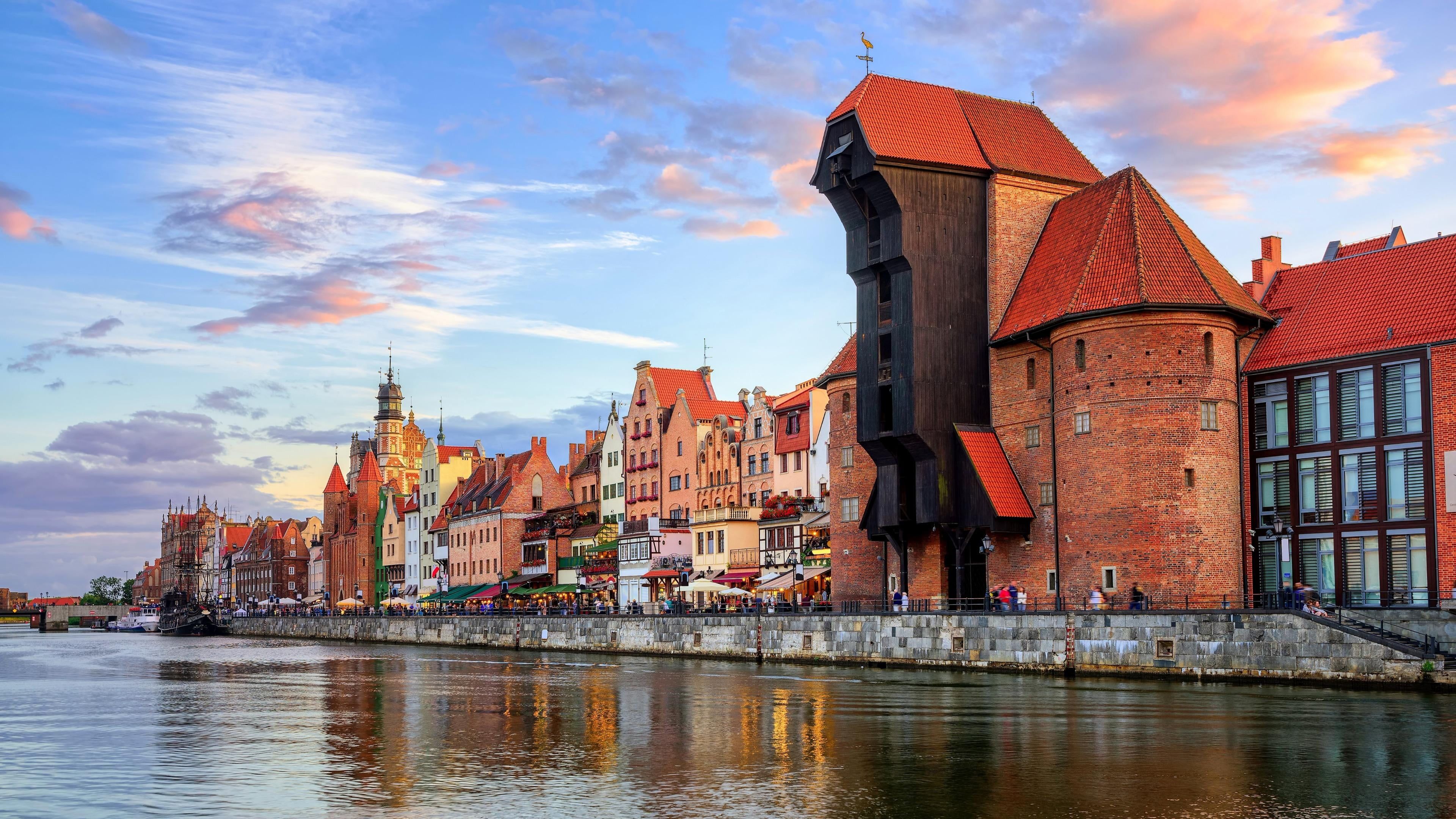 Gdansk 016 Polska, Zuraw. Oddzial Narodowego Muzeum Morskiego, Rzeka Motlawa