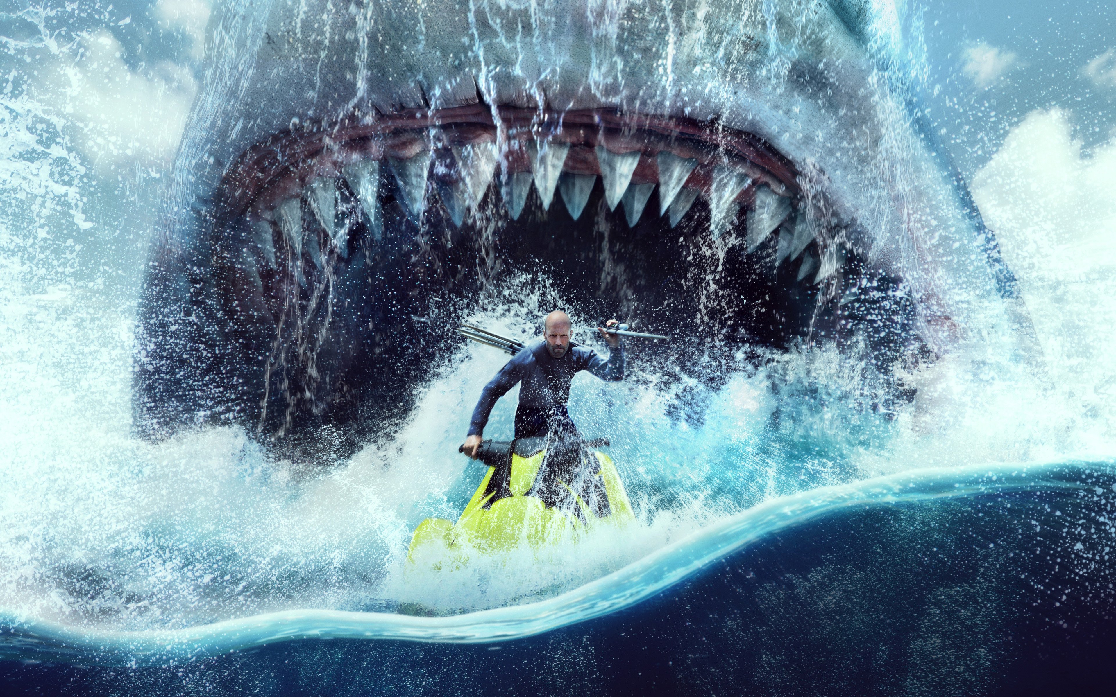 Meg 2 Glebia (2023) Meg 2 The Trench 005 Jason Statham jako Jonas Taylor