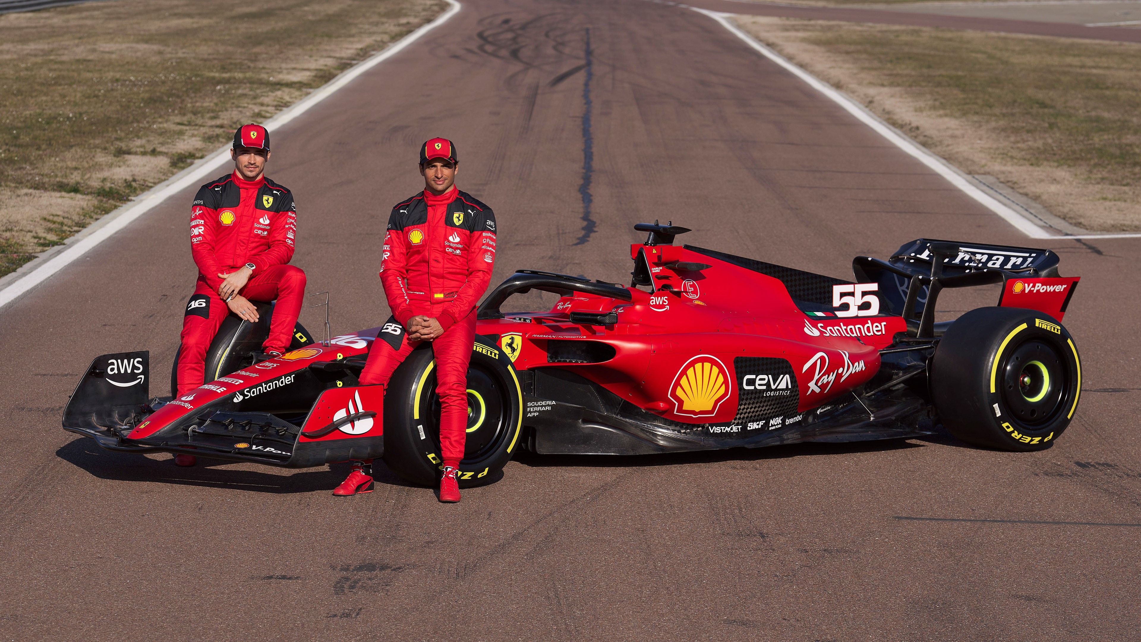 Formula 1, F1 292 Ferrari SF23 2023 Charles Leclerc i Carlos Sainz