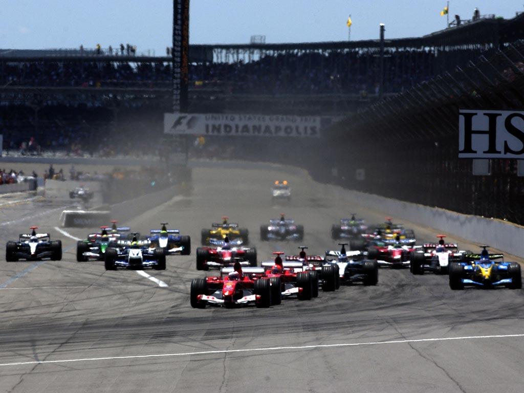 unitedstatesgrandprix indianapolis 2004 start 1024