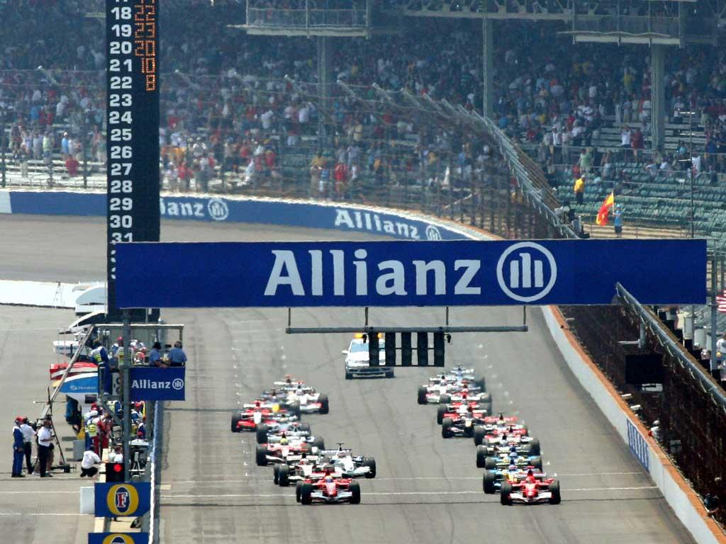 unitedstatesgrandprix indianapolis start 2006 2