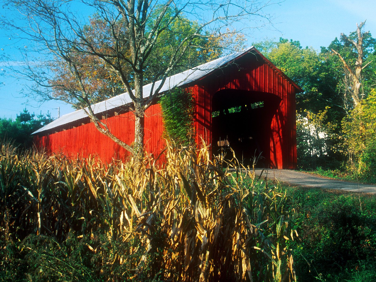 Lincoln Covered Bridge, West Woodstock, Vermont без смс