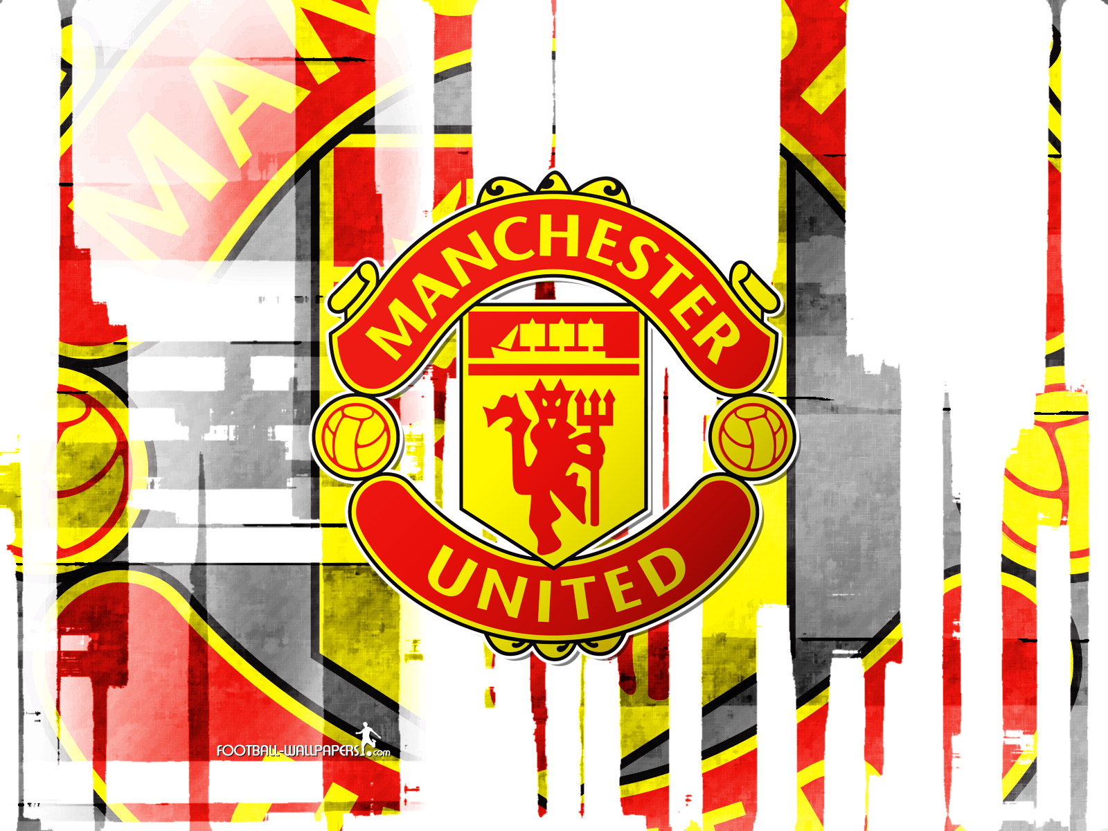 Manchester United 012 herb - Tapety na pulpit