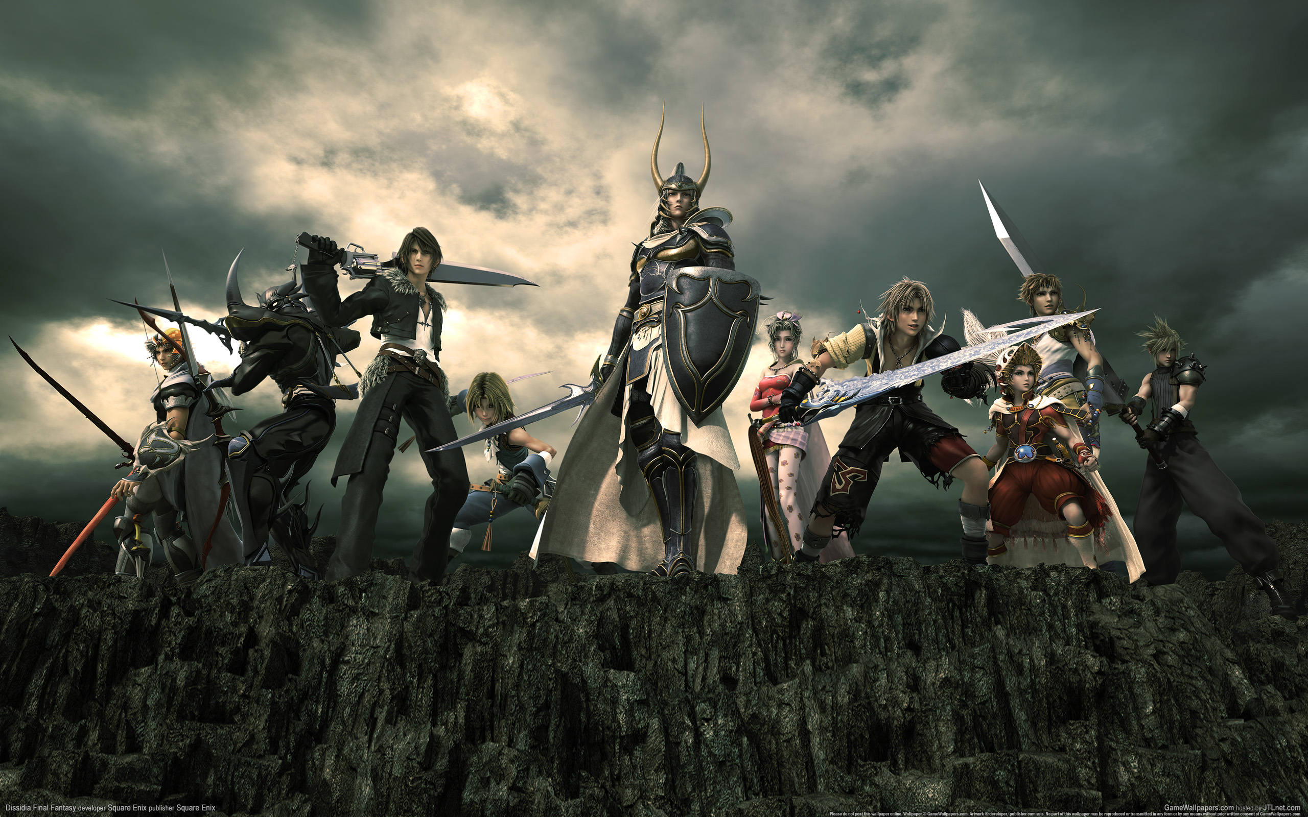 wallpaper dissidia final fantasy 02 2560x1600