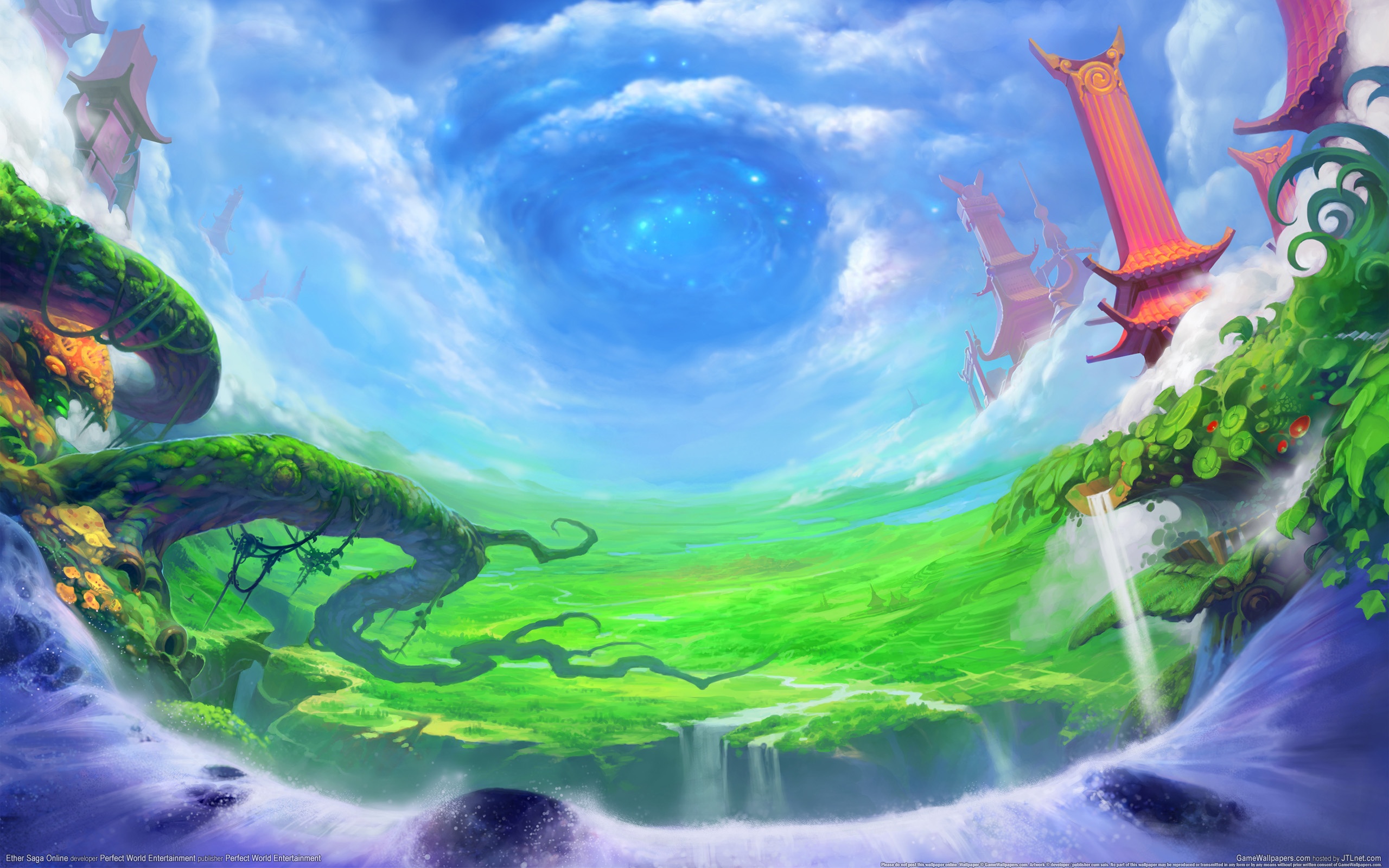 wallpaper ether saga online 03 2560x1600