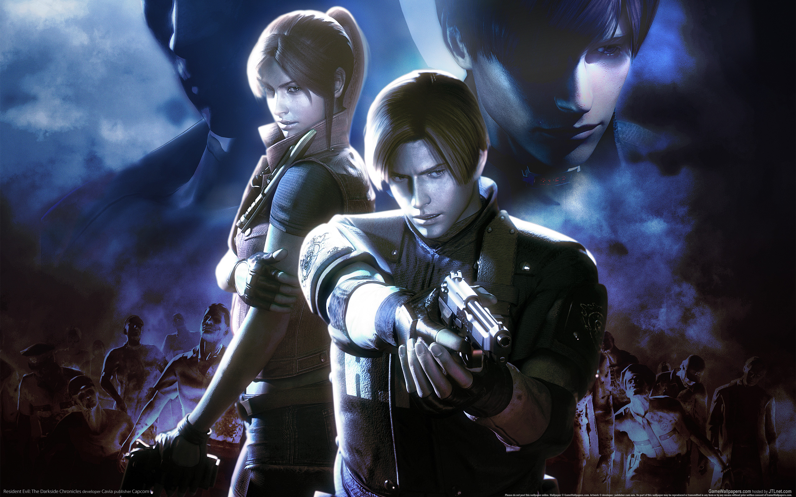 wallpaper resident evil the darkside chronicles 01 2560x1600