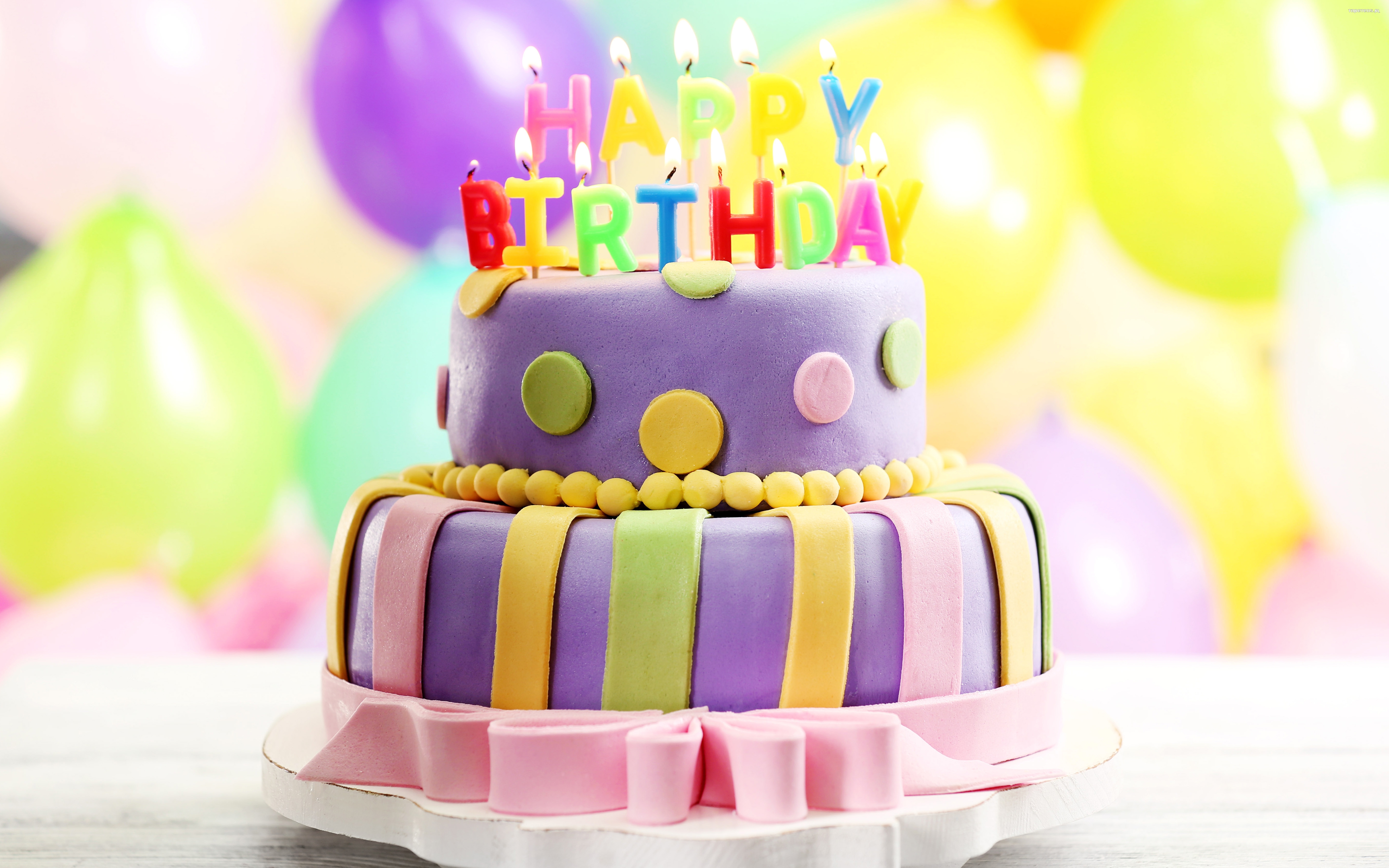 Urodziny, Happy Birthday 070 Tort, Balony, Dekoracje