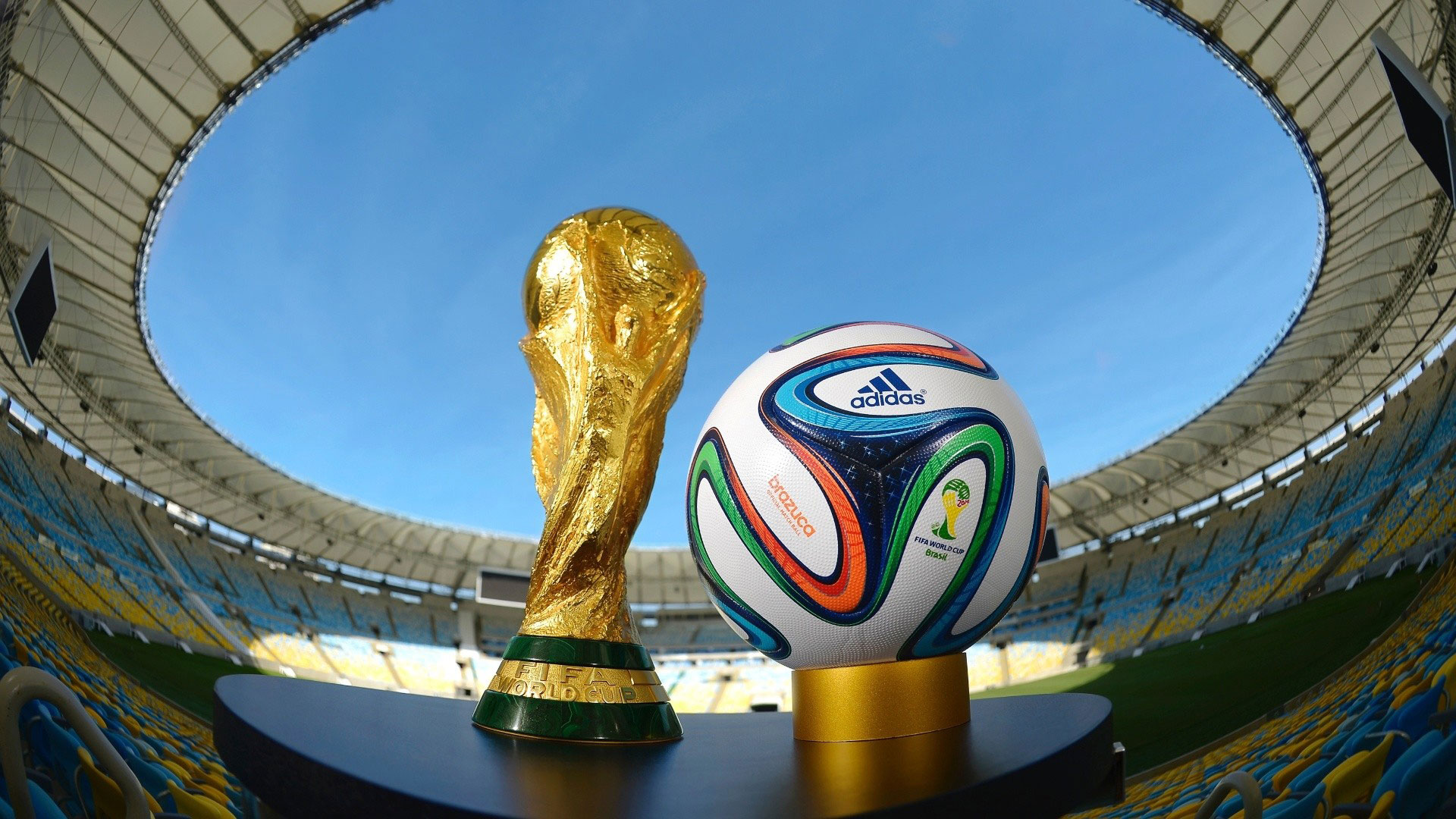 Fifa World Cup Brazil 2014 024 Puchar, Pilka Tapety na pulpit