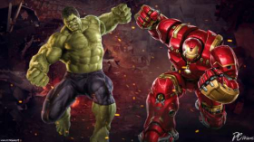 Avengers Age of Ultron 042 Hulk Vs Hulkbuster