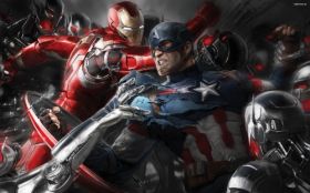 Avengers Age of Ultron 052 Kapitan Ameryka, Iron Man
